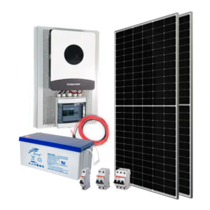 Kit Solar Híbrido 1800 WATTS Gel
