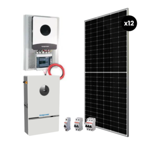 Kit Solar 12000 WATTS Litio 10KW