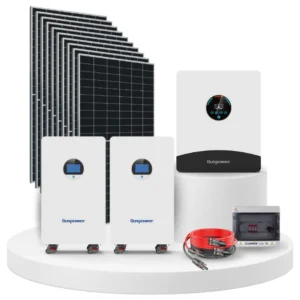 Kit Solar Híbrido 12000 WATTS 2 baterías Litio 314Ah