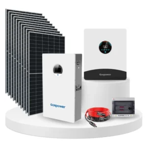 Kit Solar Híbrido 12000 WATTS Litio 200Ah