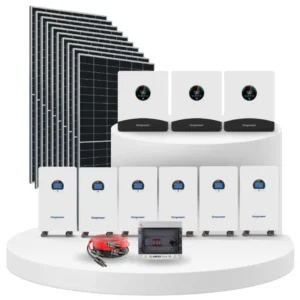 Kit Solar Híbrido 36000 WATTS 6 baterías Litio 314Ah