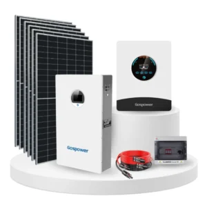 Kit Solar Híbrido 6000 WATTS Litio 200Ah