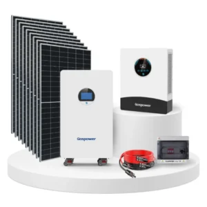 Kit Solar Híbrido 8000 WATTS Litio